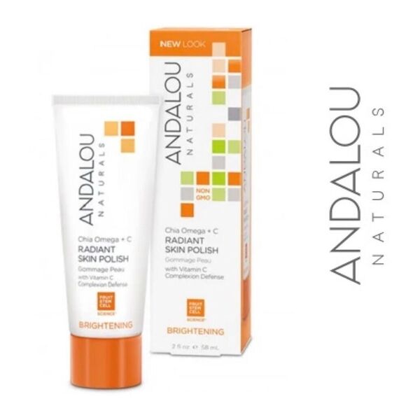 ANDALOU NATURALS - NWT Chia Omega + C Radiant Skin Polish 2 oz. - Picture 1 of 13